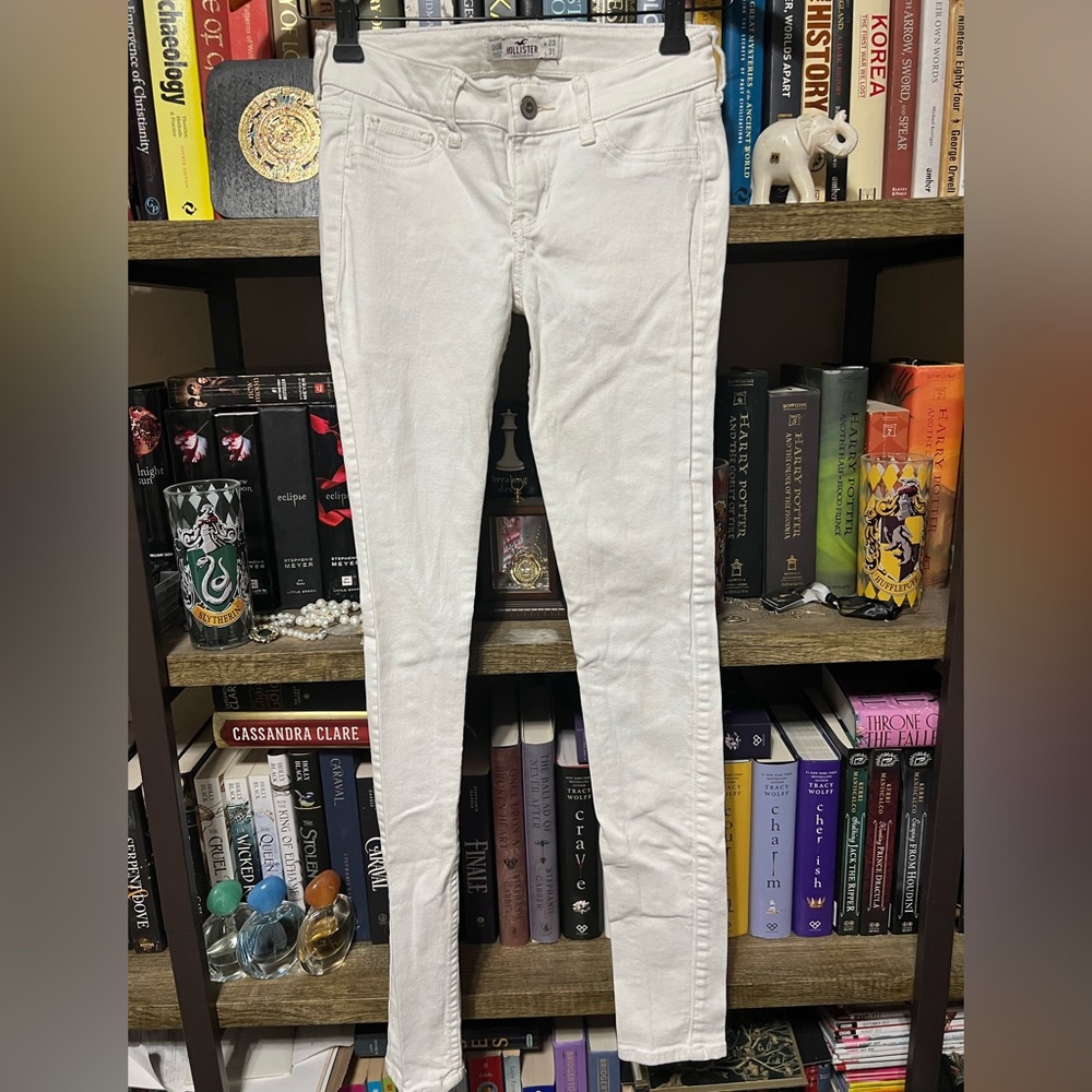 Hollister White Skinny Jeans